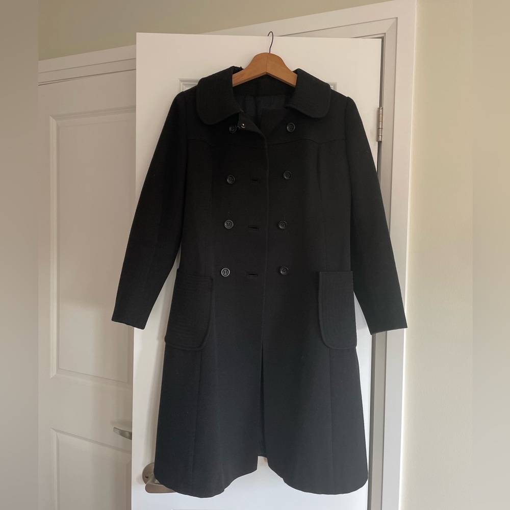 Handsome 1960s tailored wool coat